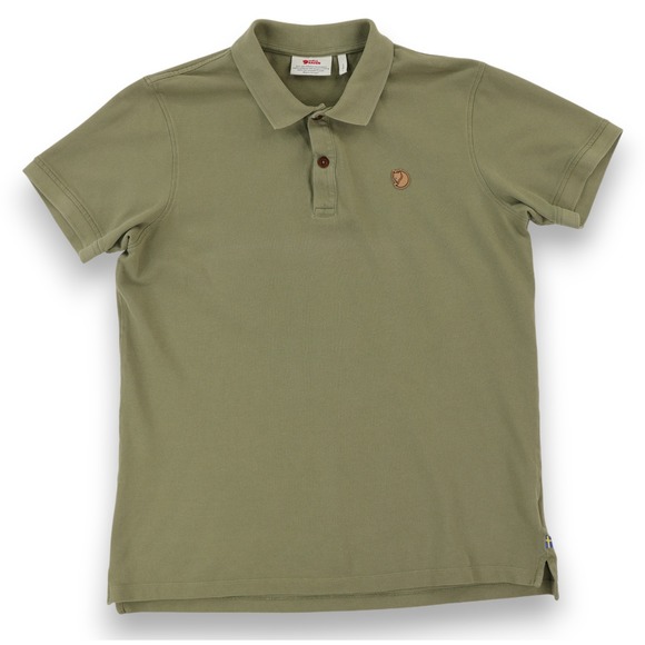 Fjällräven Other - Fjallraven Ovik Polo Shirt Mens Large Green Outdoor Hiking Cotton Knit Casual